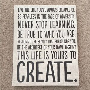 Inspirational Wall Art Canvas